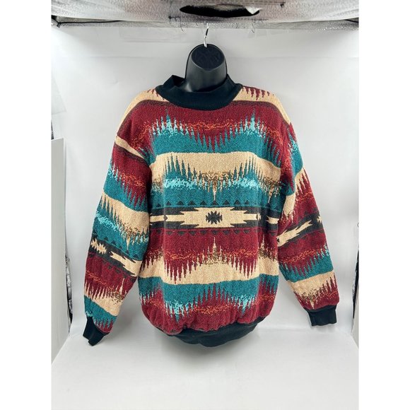 SUGAR STREET WEAVERS Aztec Southwestern Sweater- Yellowstone Ranch Fashion - Picture 1 of 10